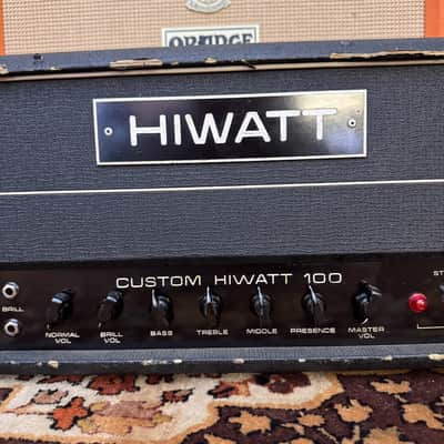Vintage 1972 Hiwatt Custom 100 100w DR103 Original UK Valve Amplifier Head 1970s image 3