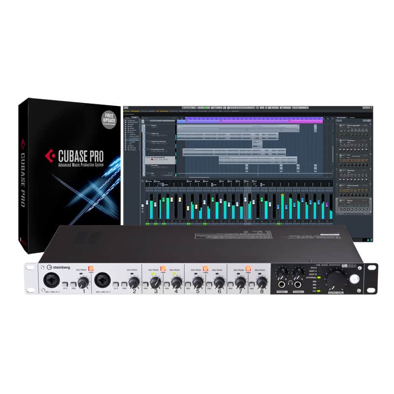 Steinberg Ultimate Cubase Recording Pack, Cubase Pro 9.5 with UR824 Interface image 1