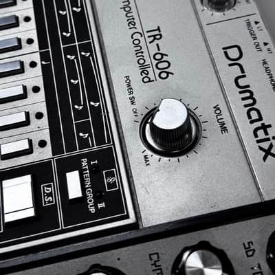 Roland TR-606 Drumatix modified 1980s - Silver image 3