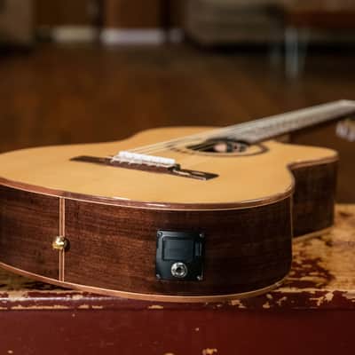 Ortega RCE158SN Performer Series Solid Spruce Top Mahogany Neck Cutaway Nylon 6-String Classical Acoustic-Electric Guitar w/Gig Bag image 15