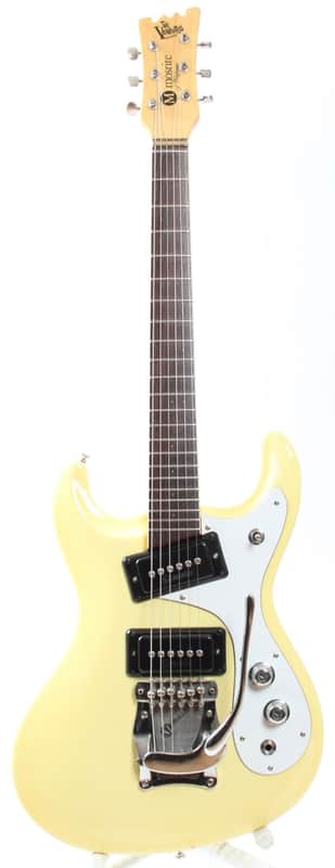 1990s Mosrite The Ventures MK1 Short 22" Scale vintage white image 1