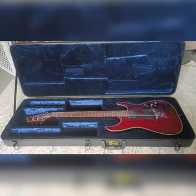 2007 Schecter Hellraiser C-1 Hardtail (String-Thru) - Black Cherry image 10