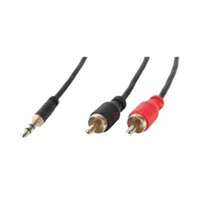 Universal Slim 3.5mm TRS to Dual RCA Cable (6ft) image 2