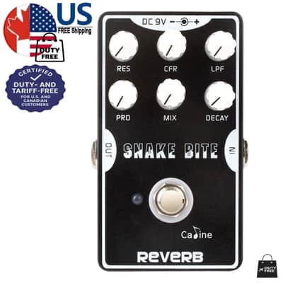CALINE CP-26 Snake Bite Reverb Excellent Ambience lot's of control Digital Reverb/Delay 6000ms image 4