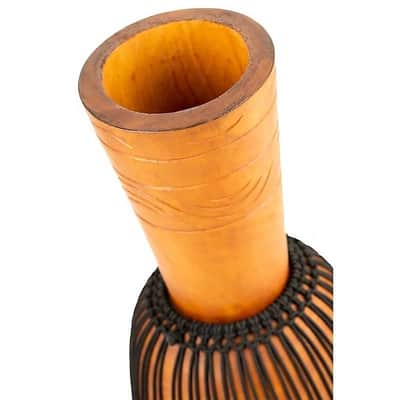 Meinl ADJ2-XL+Bag 13" Original African Style Rope Tuned Brown Wood Djembe w/ Gig Bag image 4