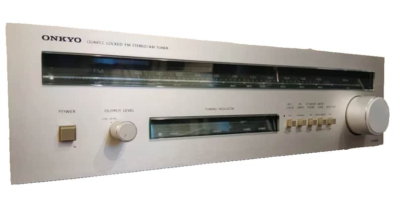 ONKYO T-4090 Rare Vintage Analog FM/AM  Stereo Tuner Japan  Warranty 1981 image 1