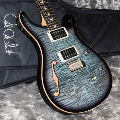 2023 PRS - CE24 Bolt-On Semi-Hollow - Faded Blue Smokeburst image 1