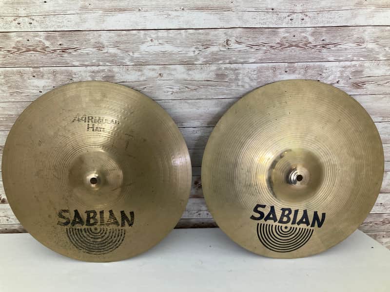 Used Sabian 14" AA Regular Hi-Hat Cymbals (Pair) image 1