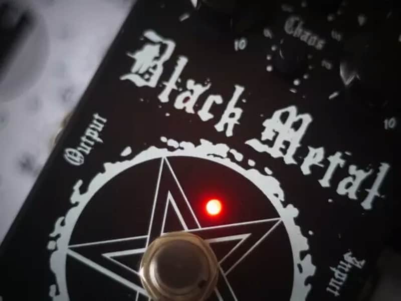 666 MADE::Black Metal Pedal DRAGONFLY BM-1 image 1