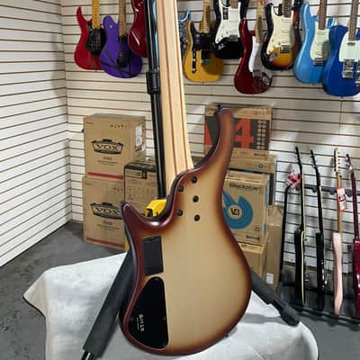 Ibanez Bass Workshop EHB600 Electric Bass Guitar - Charred Champagne Burst Matte & PLEK*D #358 image 11