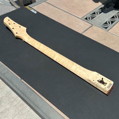 Warmoth Meadowhawk (Fits Stratocaster) Neck - Birdseye Maple + Rosewood, Stainless Jumbo frets, 25.5" Scale, 42mm Nut image 4