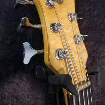 Alembic  Distallate 5 Bass - 1987 Natural - Birds Eye Maple - image 4
