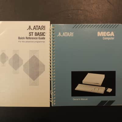 Atari Mega Computer Owner's Manual & ST Basic Quick Reference Guide [Three Wave Music] image 1