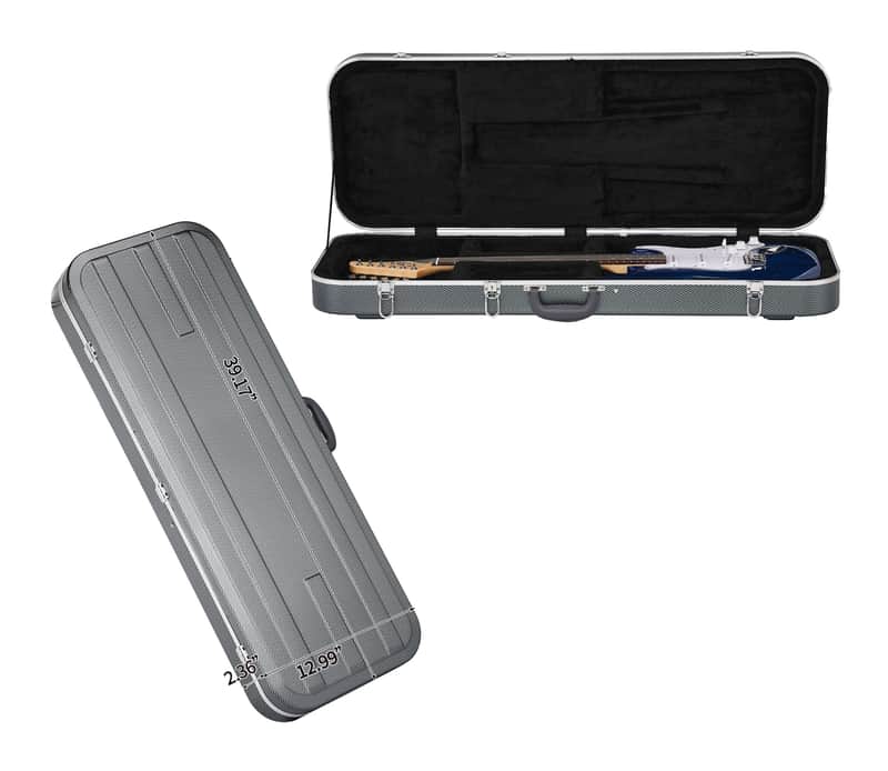 🎸ABS Extra Sturdy Hard Case for Electric Guitar (Fender Telecaster & Stratocaster, Gibson Les Paul & SG, Ibanez) with a Plush interior!🎸 image 1