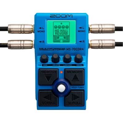 Zoom MS-70CDR+ MultiStomp Stereo Multi-Effects Pedal with 149 Effects image 8