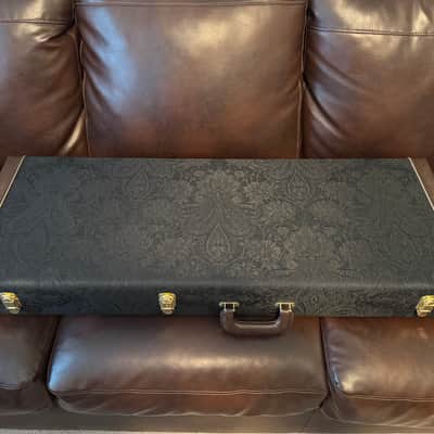 PRS Multi-Fit Hard Guitar Case - Black Paisley / Blue Interior image 1