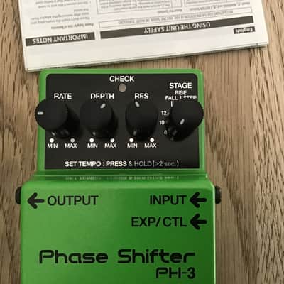 Boss PH-3 Phase Shifter (Dark Gray Label) 2000 - Present - Green image 11