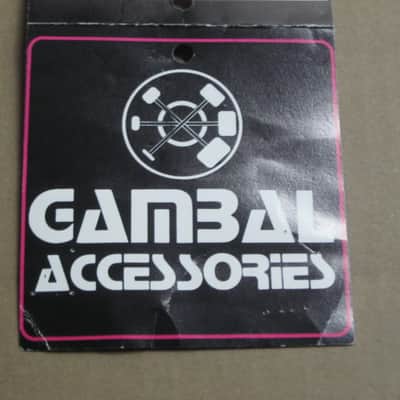 one pair new old stock Gambal Manufacturing GPHR1 (UG13GPHR1) Percussive Keyboard Mallets (for xylophones and glockenspiels) 1 & 1/8" Brown Medium Nylon Flat Ball (oval) Heads with Black Synthetic Shafts (with original packaging) from 1990s to early 2000s image 21
