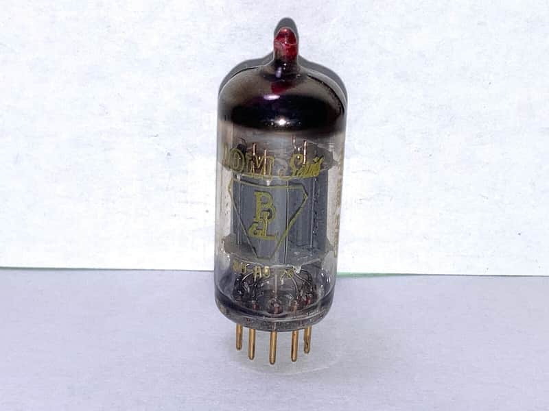 Mullard 10M Series 12AX7 ECC83 Red Tip Gold Pin Tube, High Testing image 1