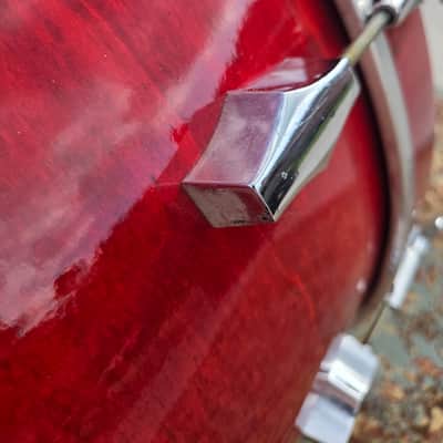 Fibes/Corder/Darwin Clone 14x24 Bass Drum - Ruby Red (No Spurs) C013-33 image 8