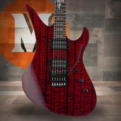 Schecter 1753-SHC Synyster Standard Plus 6 String Electric Guitar - Transparent Deep Red (1753) image 1