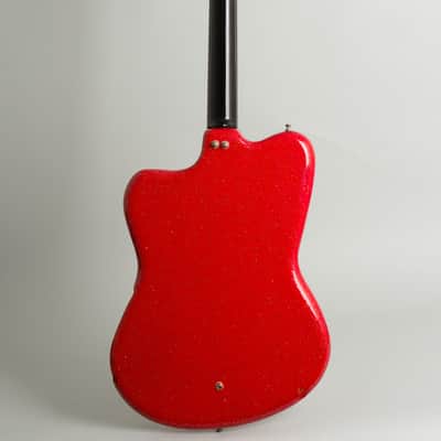 Wandre Noble "Powertone" Semi-Hollow Body Electric Guitar, c. 1964, ser. #680, black hard shell case. image 2