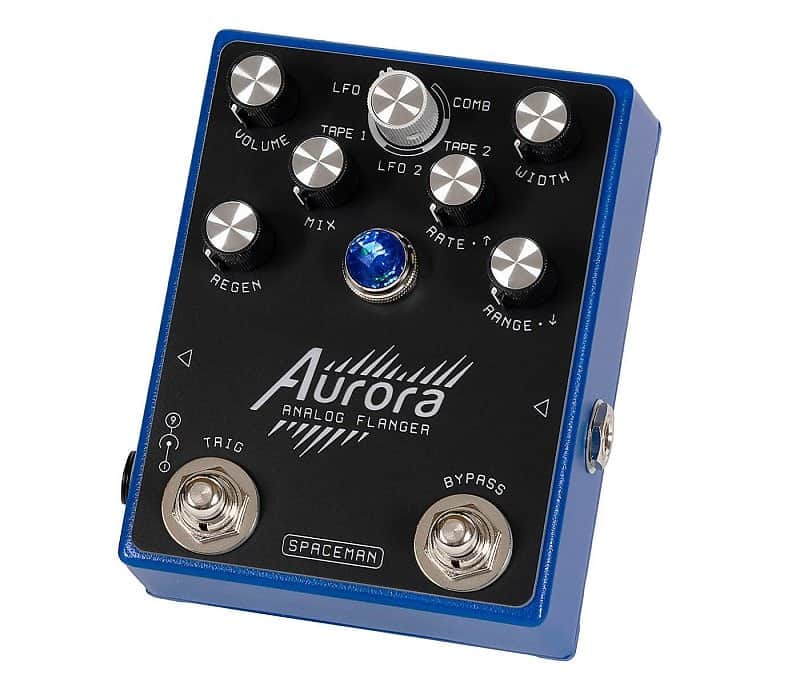 Spaceman Aurora Analog Flanger 2021 Blue NEW (Authorized Dealer) image 1