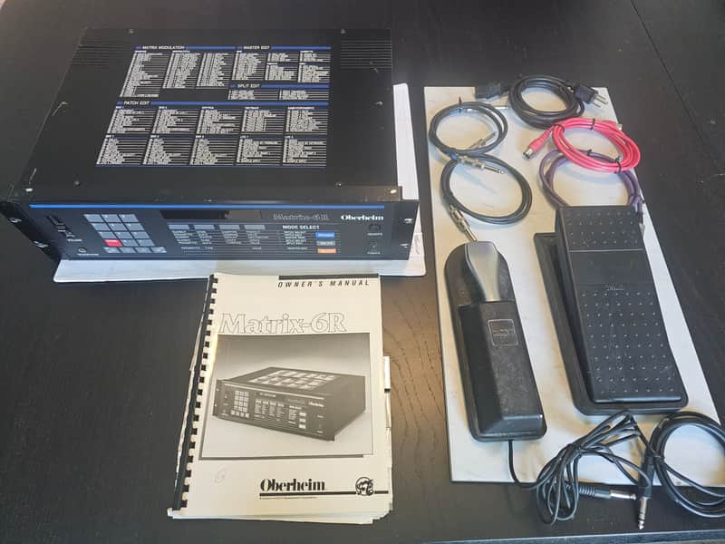 Oberheim Matrix 6R Rackmount 6-Voice Synthesizer 1986 - Bundle image 1