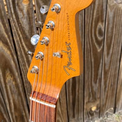 2021 Fender Noventa Stratocaster-P90 pickups-hardtail bridge image 13