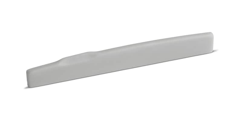 71.5 x 10 x 3.3 mm Bone 12 Inch Radius Saddle – Fits Some Post-2000 Gibson® Guitars with Undersaddle Pickup image 1