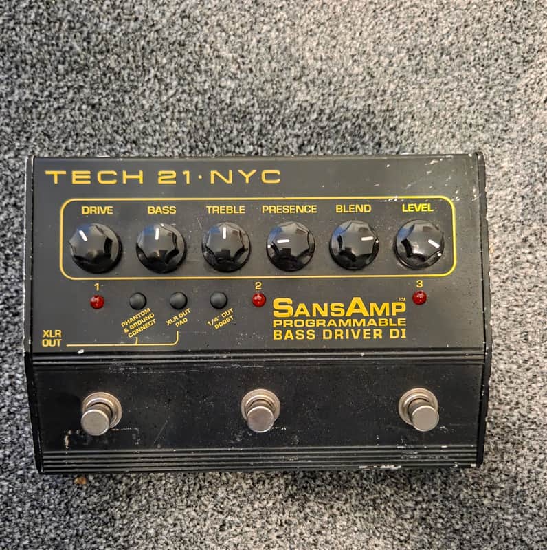 Tech 21 Sansamp Programmable Bass Driver