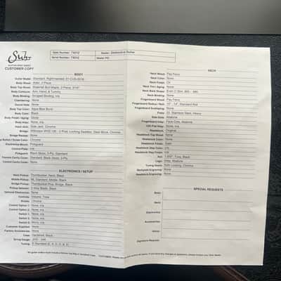 Suhr Standard Waterfall Burl Aqua Blue image 21