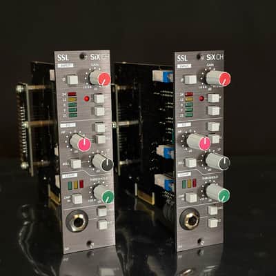 Solid State Logic (PAIR of) SiX CH 500-Series Channel Strip Module (2x) 2024 - Grey image 1