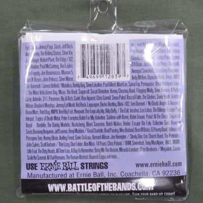 Ernie Ball 2839 6 String Baritone Slinky Electric Bass Strings 13-72 image 2