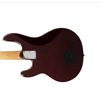 Ernie Ball Music Man StingRay 4 H Special, Translucent Oxblood / Roasted Maple *ON ORDER ETA  April 2026 image 2