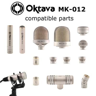 Oktava MK-012-10 Black - set of MK-012 + MK-101 capsule image 8