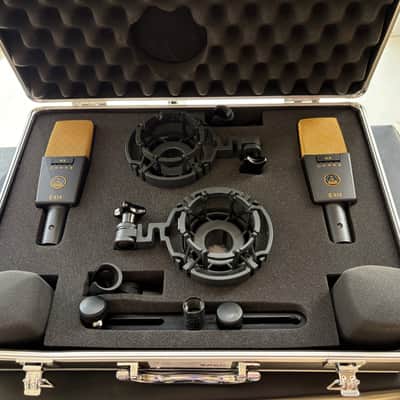 AKG C414 XLII/ST Stereo Matched Pair 2010s - Black image 4