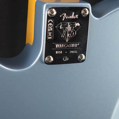 Mint Fender 75th Anniversary American Professional Classic Cabronita Telecaster Ice Blue Metallic Maple Fingerboard image 8