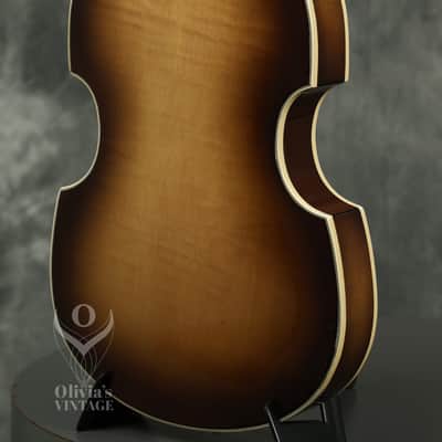 1966 Hofner 500/1 Violin Beatle Bass Sunburst image 17