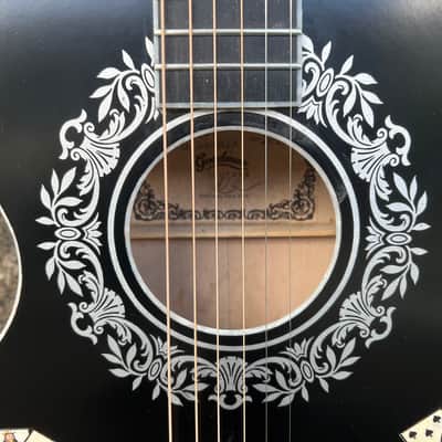 “Lil’ Gambler” Goodman handmade ladder braced Stella style Parlor guitar-Demo video added image 6