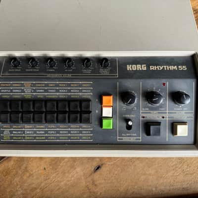 Korg KR-55 Rhythm 55 1970s - Cream image 2
