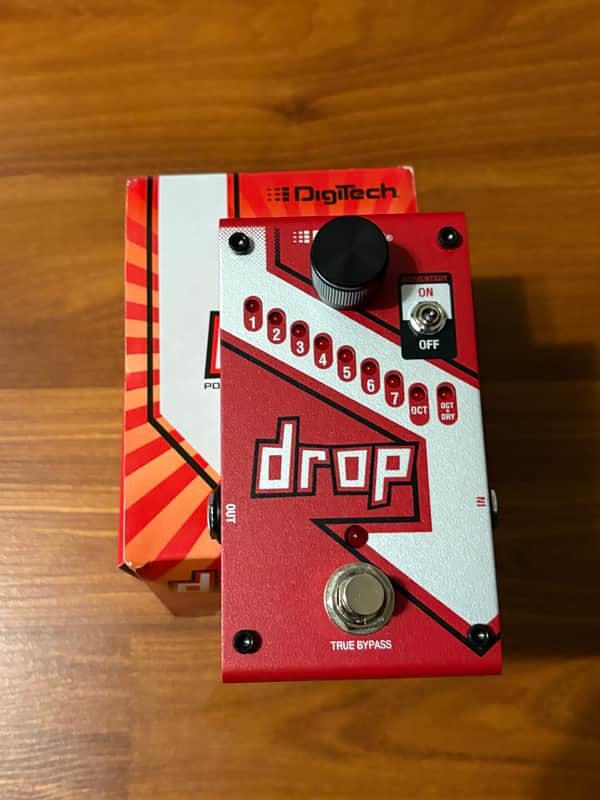 DigiTech Drop Compact Polyphonic Pitch-Shifter 2010s - Red image 1