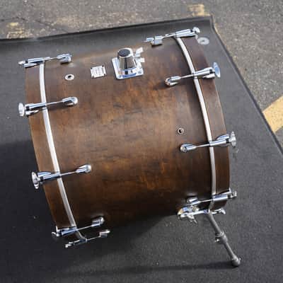 Yamaha/Japan Maple Custom Absolute Series ABD1524T 18x24" Maple Bass Drum - Vintage Black Oil Finish image 13