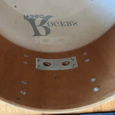 Ludwig Rockers 12" Power Tom Drum Vintage 80's Black and White Badge image 6