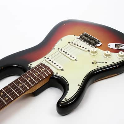 Fender Stratocaster 1964 Sunburst Lefty Left Handed w/OHSC and Case Candy 100% Original image 5