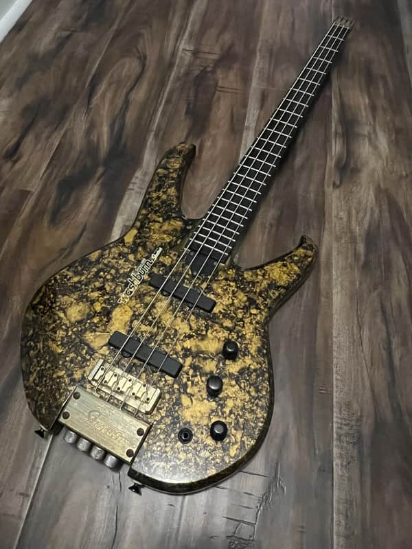 Washburn Series 1000 s70 by Status Design 1980s - Woodstone Gold image 1