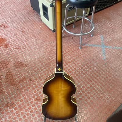 Hofner Beatle Bass lefty 1970,s - Sunburst image 4