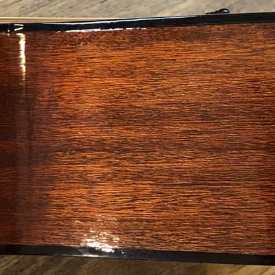 1970 Yamaha FG-140 Red Label Natural Gloss Finish Dreadnought Acoustic Guitar with Hardshell Case image 5