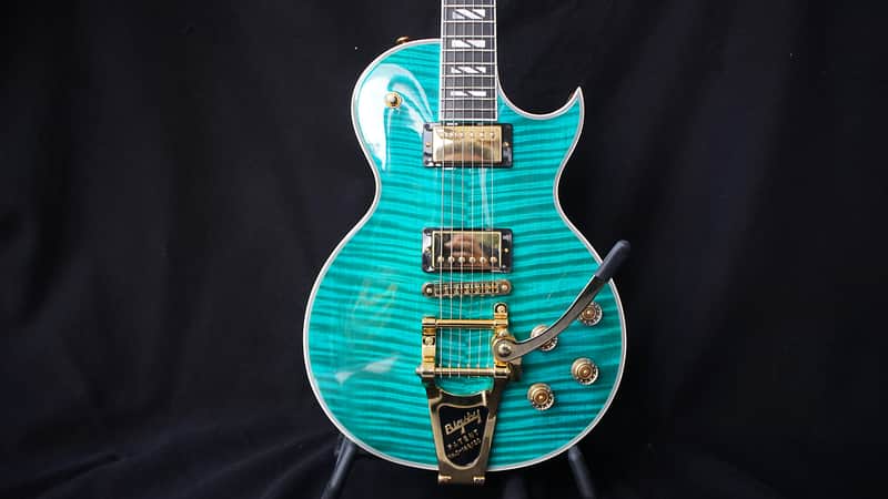 Gibson Les Paul Supreme Florentine Caribbean Blue 2014 - Caribbean Blue image 1