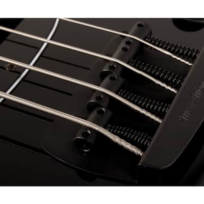 Music Man USA Stingray DarkRay Bass Obsidian Black, Roasted Maple/Ebony image 6